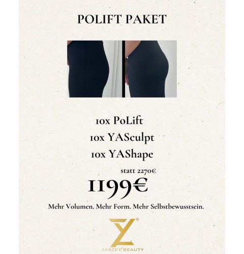 Bodyforming-pakket 2 – Polift-pakket (10x Polift, YASculpt, YAShape)